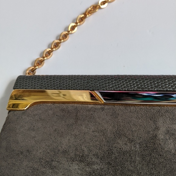 Vintage 1950's Block Leather and Gatorskin Mini Bag - Picture 7 of 7